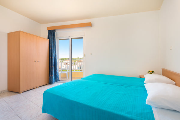 Our cozy apartment is located in a quiet an safe area in th city of Rhodes. The  Rhodes, Greece Rhodes city, wonderful view apartment for 3-4 ppl Entire rental unit vacation rental 37105875