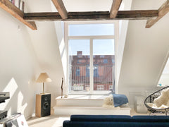 Our home is a charming mixture of old and new. The fourth floor is ‘an older lad Copenhagen, Denmark Penthouse in Nørrebro Entire condo vacation rental 608652095851595635