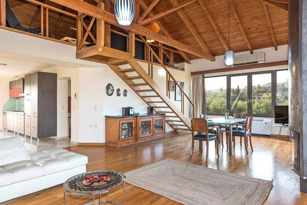 Wooden Art Apartment is a spacious, sea view 2-bedroom apartment in a seaside pl Chania, Greece Wooden Art Apartment, 1 BD and lovely attic Entire rental unit vacation rental 18082491