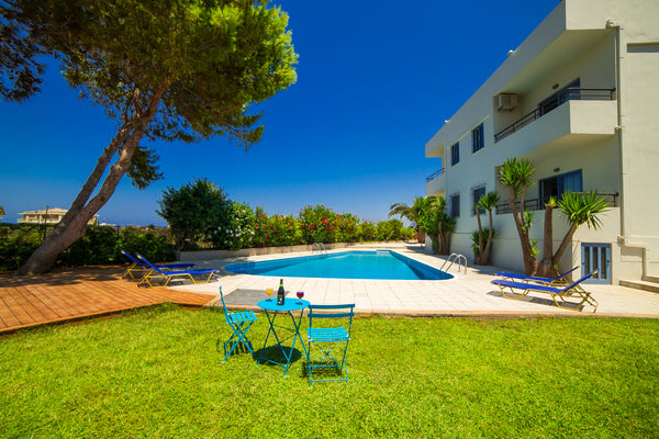 Welcome to Elli's Apartments, a complex of very generously sized one-bedroom apa  Elli Apartment / Pool view Private room in rental unit vacation rental 17896461