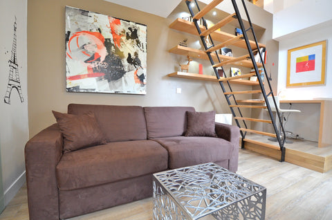 24 sqm Apartment, very beautiful, very high, bathed in light in the heart of a t Paris, France Poeme, 1BR/1BA for 2 people Entire rental unit vacation rental 4289301