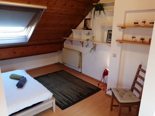 Modern flat of 30m² occupying the entire 2nd floor of our house. Located in a qu Woluwe-Saint-Lambert, Belgium Private &equipped studio in quiet area near center Entire rental unit vacation rental 44516978