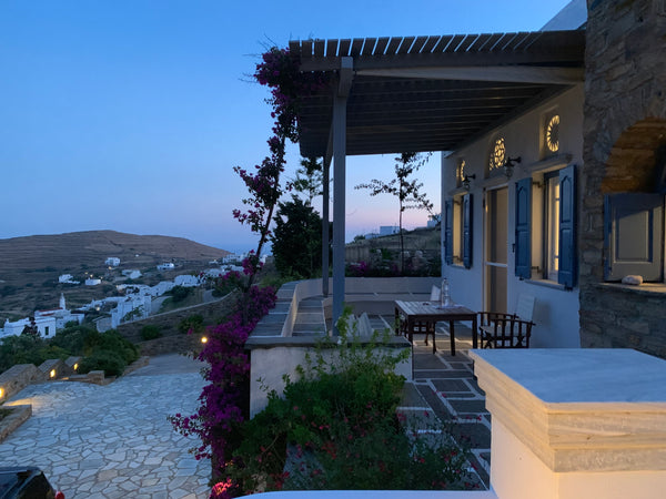 A traditional villa built with love and care, has panoramic and spacious terrace Athens, Greece Superior Family Villa Sgalados in Tinos island Cycladic home vacation rental 3183374