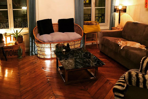 Chaleureux appartement de 50m2 à la décoration contemporaine avec belle hauteur  Lyon, France Grand T2 haussmannien lumineux et chaleureux Entire rental unit vacation rental 26635370