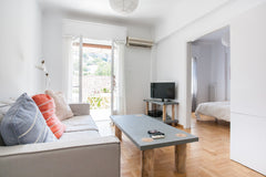 One bedroom apartment with stunning view to acropolis hill. The apartment is 50  Athens, Attica, Greece Acropolis view from your bed Entire rental unit vacation rental 3428808