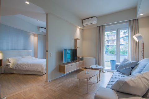 A state-of-the-art 60 m2 residence that redefines the standard of excellence for Athens, Greece Kolonaki Luxury Zen apartment Xenokratous Entire rental unit vacation rental 19539130