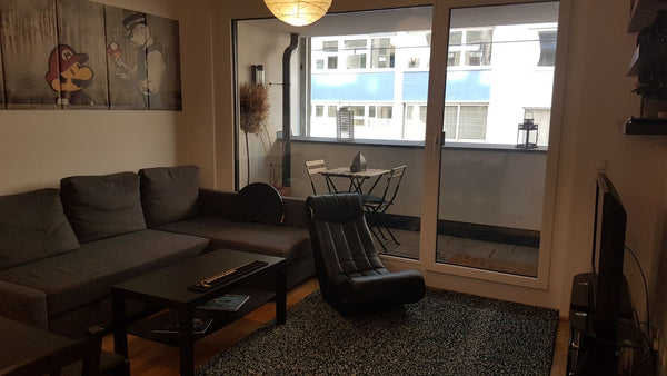Modern & well equipped apartment with small balcony. Relaxing lounge area with s Vienna, Austria 