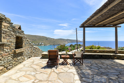 A traditional, stone built house constructed utilizing local skills resulting in Athens, Greece Tinos Sea-Aura Cycladic home vacation rental 32586113