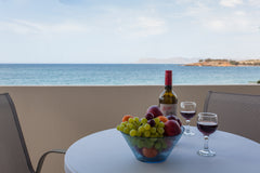 The apartment is west of the beautiful town of Chania, in an area called "Kalama Chania, Greece Kalamaki Beach Apartment 2 Entire condo vacation rental 26180811