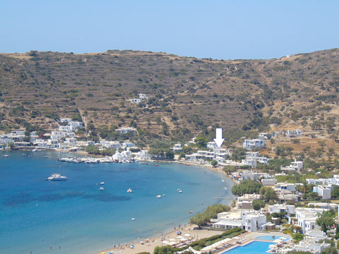 The apartment is located at the beautiful sandy beach of Vathi in Sifnos, just a Greece George's Seaside Apartment Sifnos - Vathi beach Cycladic home vacation rental 2384102