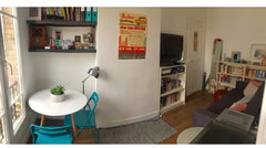 Au pied du Canal de l'Ourcq et proche du Canal Saint-Martin. Très bien desservi  Paris, France Charmant T2 proche du Canal Saint-Martin Entire rental unit vacation rental 15854060