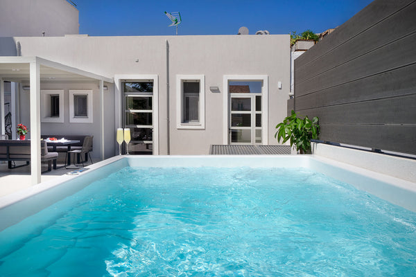 Kappa Residence is a brand new 3-bedroom penthouse with a private heated Jacuzzi Chania, Greece Kappa Residence, 3 BD, heated Jacuzzi, town center Entire loft vacation rental 51587842