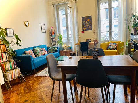 Appartement de 46m2 , très lumineux et cosy, ayant le charme de l'ancien, parque Lyon, France Appartement lumineux au charme de l'ancien Entire rental unit vacation rental 27651703