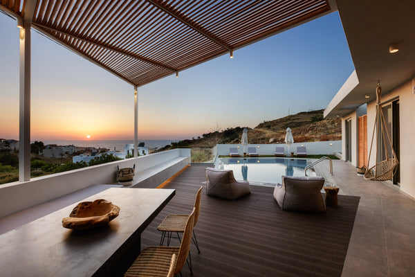 Poised above the Aegean Sea, Sueno Villas offer plenty of life’s luxuries combin  Sueno Villas, dream above the sea! Entire villa vacation rental 670082952124403597