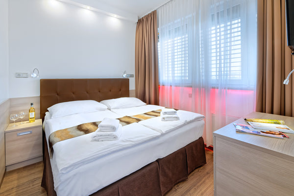 Our hotel Aura Prague design & garden pool is located in the peaceful area in th  Hotel room Standard Room in hotel vacation rental 43951748