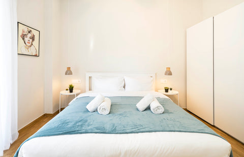 Access the wide balcony via 2 sets of authentic Greek doors, sipping Nespresso a Athens, Greece ☆ Your Perfect Choice In Athens’ Best Location ☆ Entire rental unit vacation rental 40812649