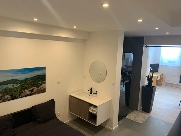 Superb non-smoking loft of 40 sq.m., fully equipped, fully renovated, ideal loca Brussels, Belgium Loft in the heart of Brugmann district Entire loft vacation rental 51507349