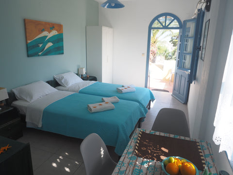 "Asterias 1" is a private-independent room for 2 guests in the complex of mini a  'Asterias 1' Studio on the beach! Entire condo vacation rental 7557776