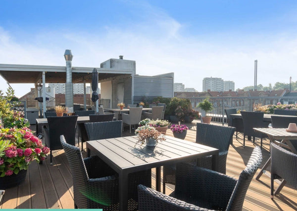 Close to both amazing nature AND the city, this is the place to be. Free parking Copenhagen, Denmark Modern rooftop apartment with private balcony Entire condo vacation rental 643437570056421350