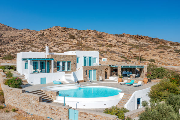 Built in 2016 on the island of Ios, this unique luxury villa, enjoys unobstructe Greece Magganari View Villa Entire villa vacation rental 13181518