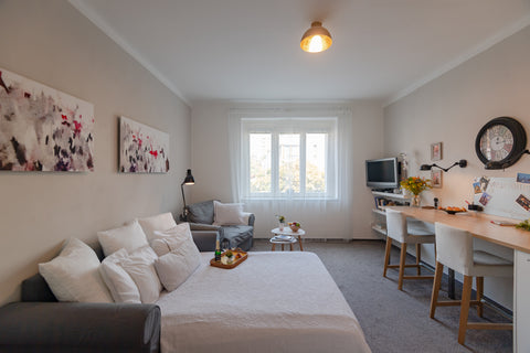 Apartment is located in a beautiful location of Prague Podolí. <br />Close to su  Discover Prague - amazing cosy studio in Podolí Entire rental unit vacation rental 8039392