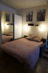 My studio is located in a lively neighbourhood, not far from Stalingrad, la Vill Paris, France Small and cosy Parisian studio, near 3 metro lines Entire rental unit vacation rental 13793956