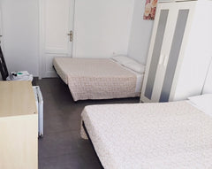 The room is equipped with 2 double beds (can be 1 double and 2 single beds) , AC Greece Spacious room with balcony in Mykonos town Room in hotel vacation rental 27846693