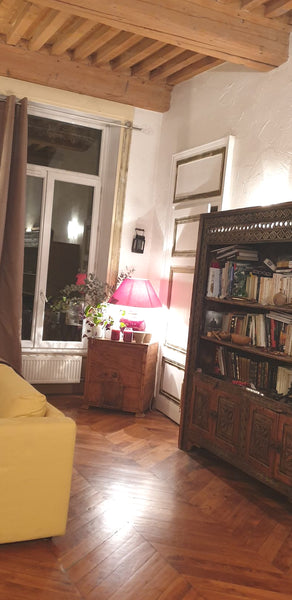 Logement spacieux très cosy de style canuts (poutres parquets cheminee) situé en Lyon, France Logement chaleureux en plein centre de lyon Entire rental unit vacation rental 21901822