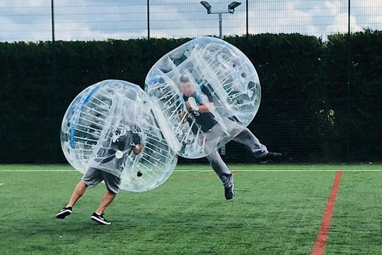 1 Hour Zorbing Football Guided Experience Private Tours and Travel Guide Europe London CITY Manchester Destination Tour