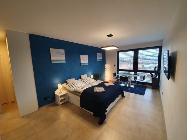 A brand new small comfy studio in a quiet residential area in west part of Pragu  A brand new studio, PB Residence Prague Entire rental unit vacation rental 41318073