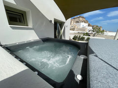 Villa di Capo - Maria extends in 60m2 with one bedroom that sleeps 2 adults and  Thera, Greece Villa Di Capo - Villa Maria w/ Jacuzzi & Sea View Entire villa vacation rental 39067366