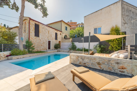 Beautifully Restored Stone Villa with A/C, Private Pool in a Traditional Village  "NEW" Villa Anette - Neo Chorio, Chania, Crete Entire villa vacation rental 53945016