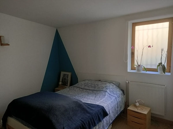 L'espace dédié aux voyageurs est composé d'une chambre avec un grand placard et  Lyon, France Suite privée dans un appartement rénové récemment Private room in condo vacation rental 53358345