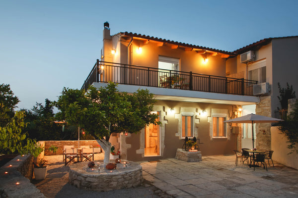 The house is 77 sm. It has a ground floor and a first floor with indoor stairs a Chania, Greece dream-catcher Gavalochori Entire home vacation rental 18370288