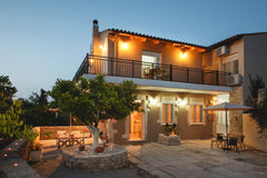 The house is 77 sm. It has a ground floor and a first floor with indoor stairs a Chania, Greece dream-catcher Gavalochori Entire home vacation rental 18370288