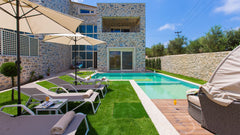 Blue Mare Villa is an exquisite accommodation choice for families and groups of  Rethimnon, Greece Blue Mare Villa, privacy and relaxation! Entire home vacation rental 48715709