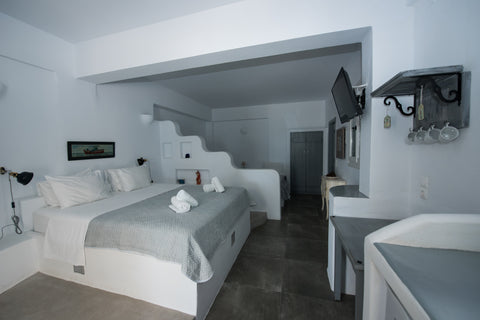 Welcome to Paros and our accommodation, ideal for holidays and relaxation.<br /> Egaleo, Greece Superior Quadruple Studio - Ostria Studios Room in aparthotel vacation rental 49051574