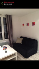 Appartement de 23 mètres carrés avec chambre séparée idéalement situé dans le 6e Saint-Avertin, France Joli 2 pièces Bon marché Entire rental unit vacation rental 15509904