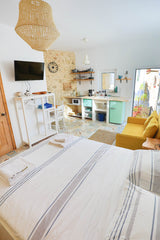 At the ground floor with private entrance, this beautiful and cozy studio is sit Bucharest, Romania Ravi Studio 1 - Kalyves Old Town - 1 min. to beach Entire home vacation rental 50365758