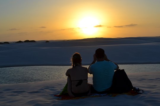 Lençóis Maranhenses Sand Dunes Half Day Tour with Sunset  Private Tours and Travel Guide America Fortaleza CITY Barreirinhas Destination Tour