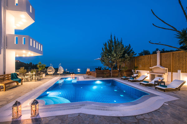 Villa Artemis sits atop the hilltop area of Rogdia, overlooking a breathtaking v Agios Nikolaos, Greece Villa Artemis Entire villa vacation rental 24401688