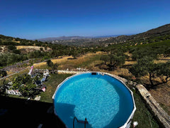 A traditional Stone built house with swimming pool surrounded by 5 acres of farm Heraklion, Greece Charming Stone House With Swimming Pool / Private Farm stay vacation rental 613617426432992681