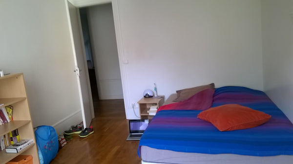 Il s'agit d'une vaste chambre de 16m2, lumineuse et donnant sur une cour paisibl Paris, France Chambre spacieuse dans un vaste appartement. Entire rental unit vacation rental 2841020