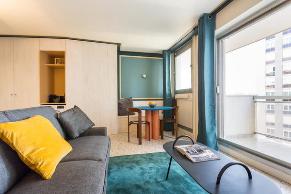 Appartement de 36 m² avec balcon, entièrement rénové par architecte, proche de l Paris, France Joie Paris Montparnasse/Alésia Entire rental unit vacation rental 23676144