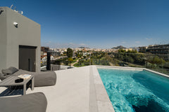 Look over to the Acropolis from beside the rooftop pool while enjoying a BBQ. Th Greece Central Apartment with Latest Luxuries and Monumental Views Entire serviced apartment vacation rental 25465763