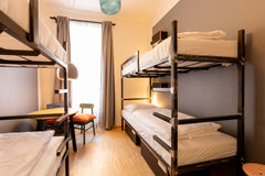 Private 4-Bed Dormitory Room at Czech Inn, sleeps up to 4 guests in 2 Bunk Beds.  4-Bed Room with Private Bathroom Private room in hostel vacation rental 42822141