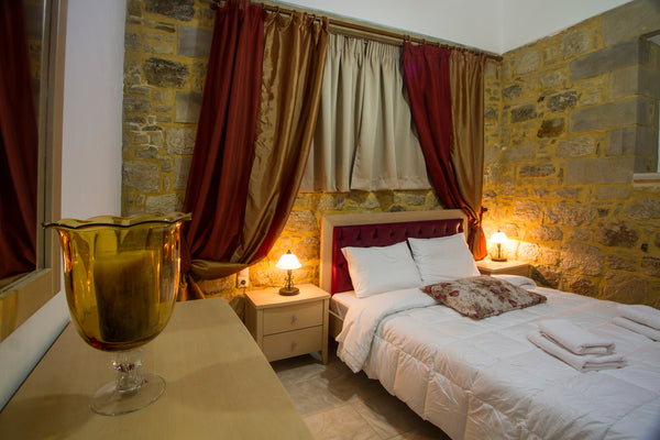 Our Agarathos Apartments are in the medieval village of 