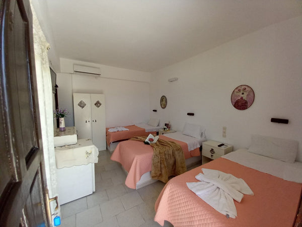 Relax with the whole family at this peaceful place to stay.<br /><br /><b>Licens  Psiloritis, triple 20 meters from the beach Private room in rental unit vacation rental 625869486046952687