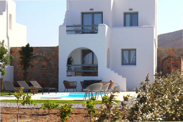 This bright villa with beautiful volumes was built in 2020. It is bathed in ligh Greece Villa Sophie, Private Pool, Great Panoramic Views Entire villa vacation rental 50458579