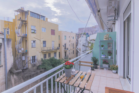 A modern, recently renovated and quiet second floor apartment located in the mos Athens, Attica, Greece A cozy, downtown flat in the heart of Athens... Entire rental unit vacation rental 29962701